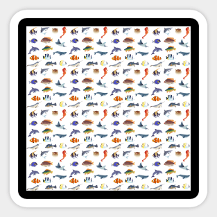 Fish in the sea Sticker